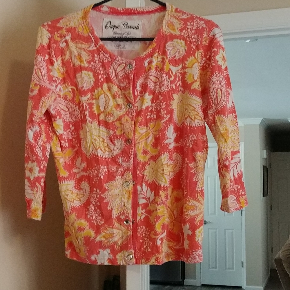 💎💎3/4 length sleeve cardigan